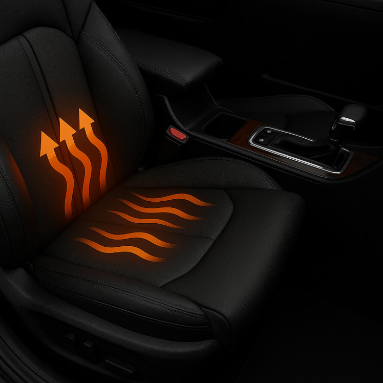 گرمکن صندلی جلو سفارشی کیا اپتیما | نصب گرمکن صندلی اپتیما